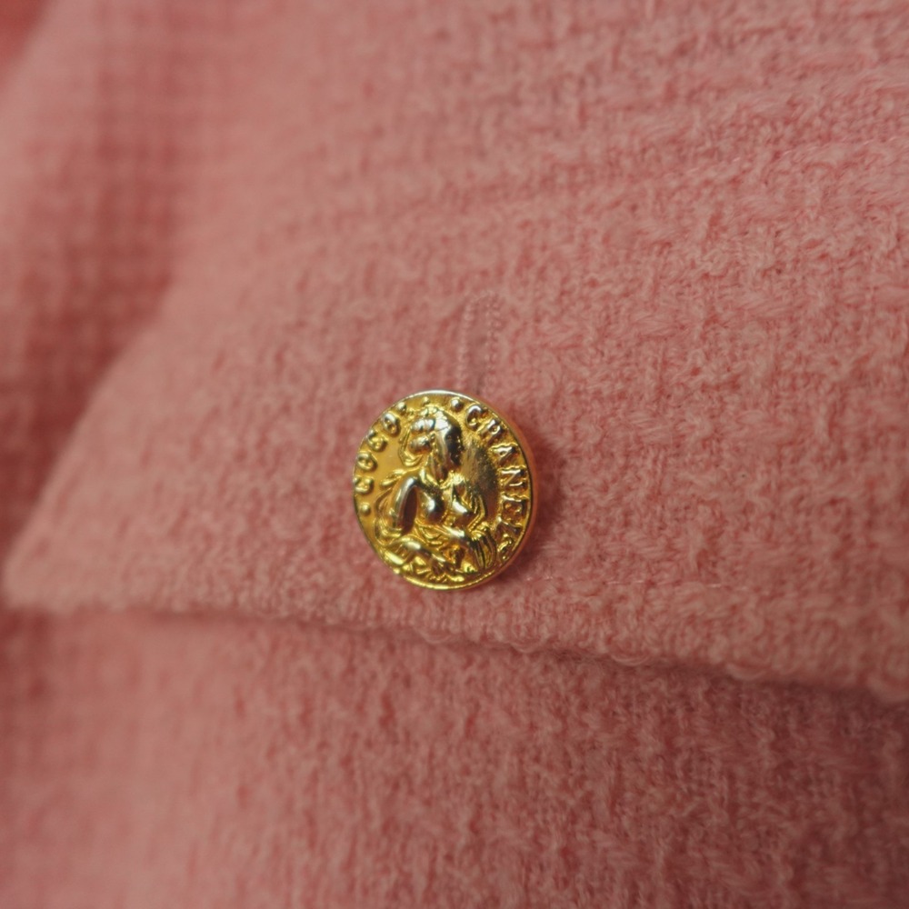 Chanel Boutique Jacket 38 FR Tweed Pink Vintage - Picture 12 of 16